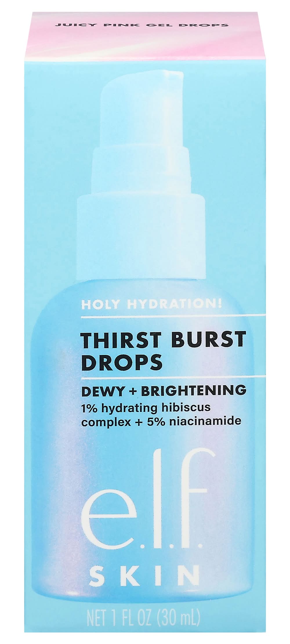 e.l.f. Skin Holy Hydration! Thirst Burst Drops Brightening Serum (1 fl oz)