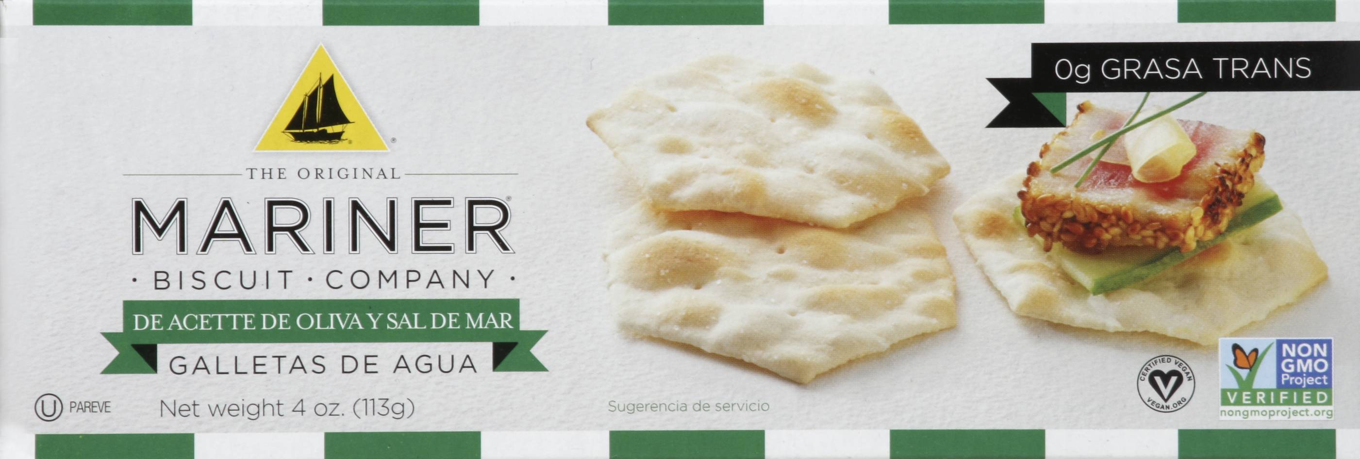 Mariner Olive Oil and Sea Salt Crackers (4 oz)