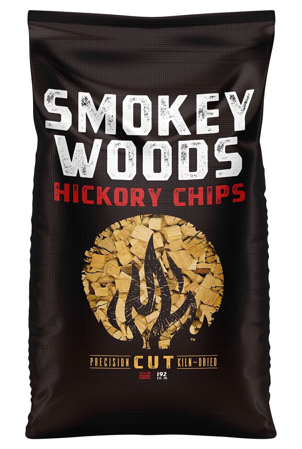 Smokey Woods All Natural Hickory Wood Smoking Chips 192 Cu In
