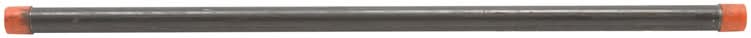 B&K Mueller 1/2 In. D X 24 In. L Black Steel Pre-Cut Pipe