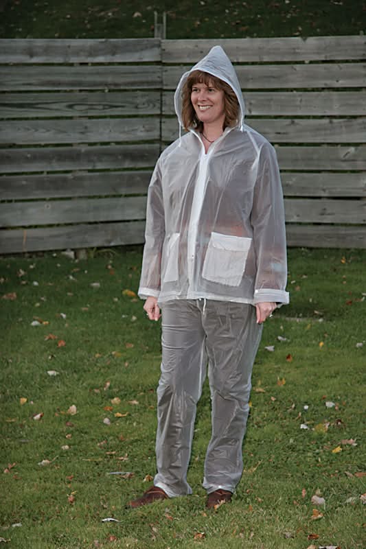 Boulder Creek Clear Vinyl Three Piece Rain Suit Medium 11 Mil