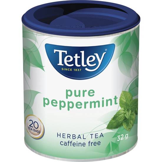 Tetley Pure Peppermint Herbal Tea (20 ea)