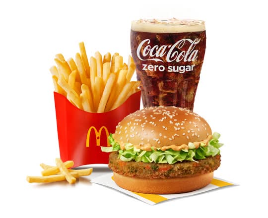 Spicy McVeggie Extra Value Meal [800-1010 Cals]