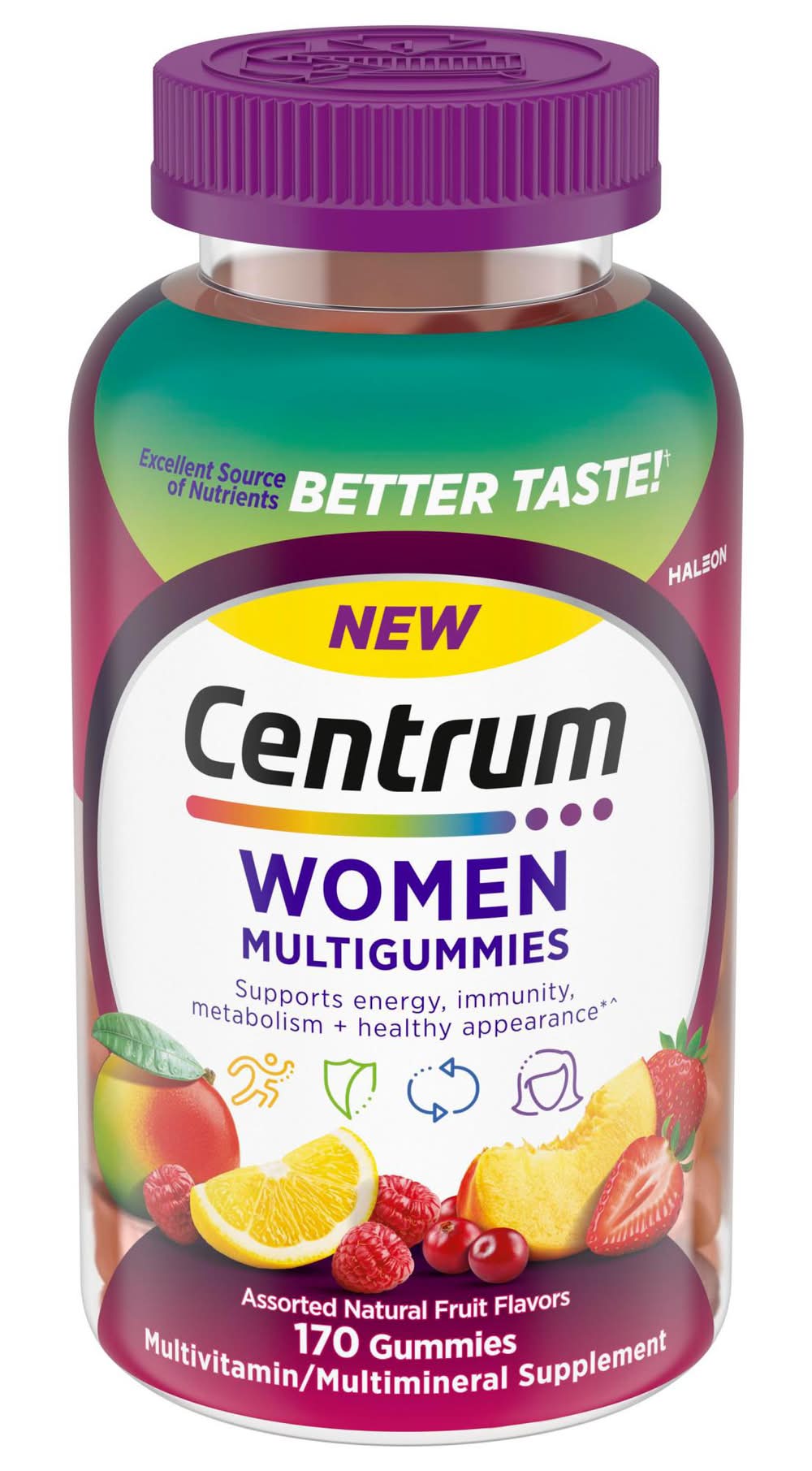 Centrum Women Assorted Natural Fruit Flavors Multigummies (1.1 lbs)