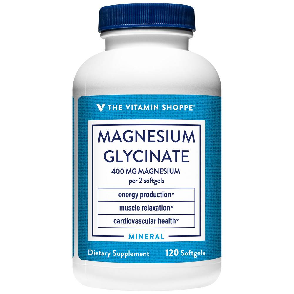 The Vitamin Shoppe Magnesium Glycinate 400 mg
