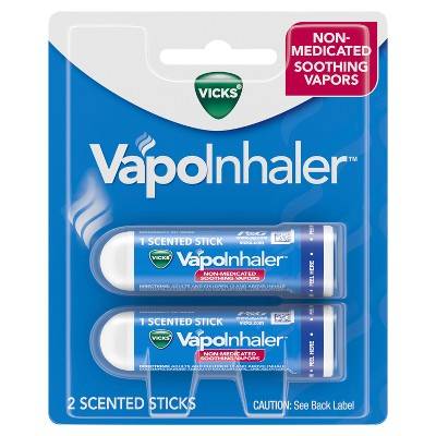 Vicks Value pack Non Medicated Vapoinhaler, Menthol (2 ct)