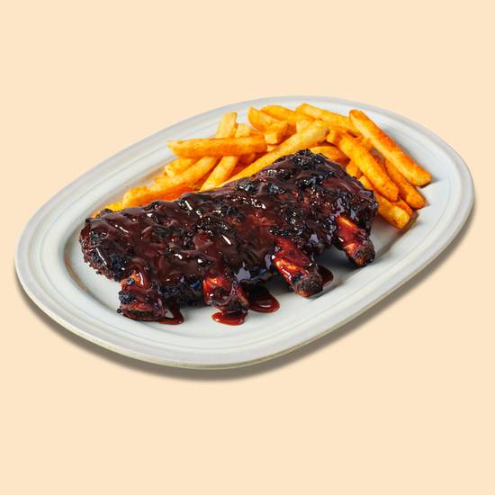 Beef Ribs and Fries