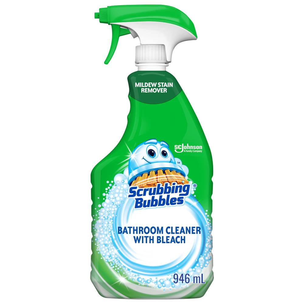 Scrubbing Bubbles Bathroom Cleaner With Bleach Mildew Stain Remover (946 ml)