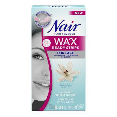 Nair Wax Ready-Strips Face Hair Remover (120 g)