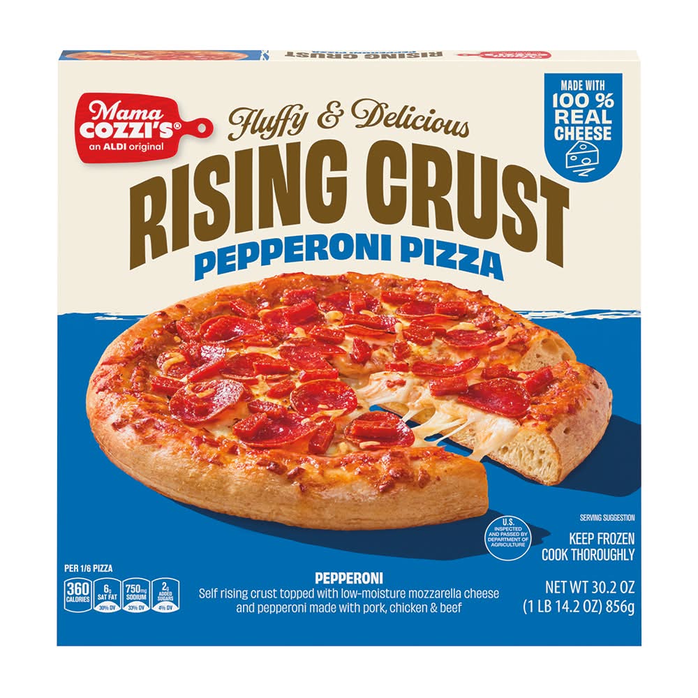 Mama Cozzi's Pizza Kitchen Rising Crust Pizza, Pepperoni (30.2 oz)