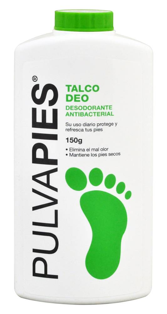 PULVAPIES TALCO DEO P/PIES FCO*150G
