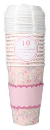 Coffee Cups 10-Pack Pink