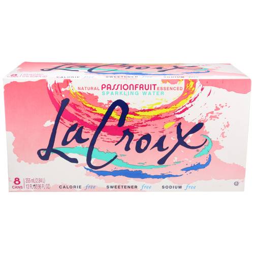La Croix Passionfruit Sparkling Water 8 Pack