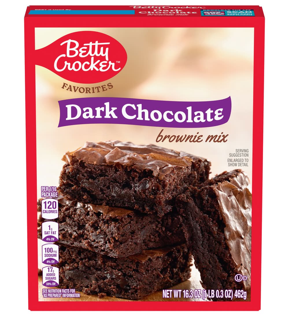 Betty Crocker Favorites Brownie Mix, Dark Chocolate (16.3 oz)