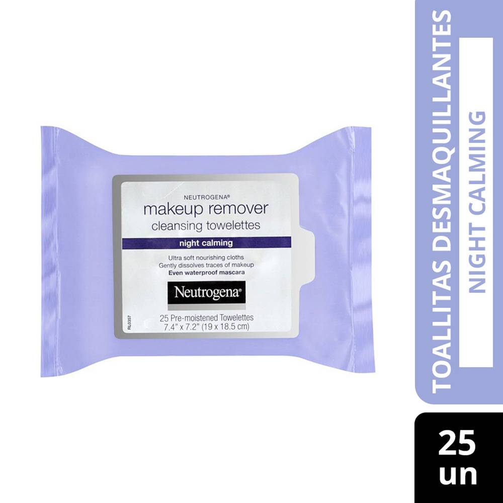 Neutrogena toallitas desmaquillantes night calming