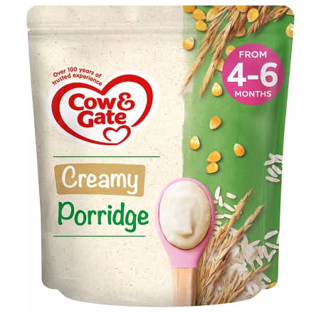 Cow & Gate Creamy Porridge Baby Cereal (125g)