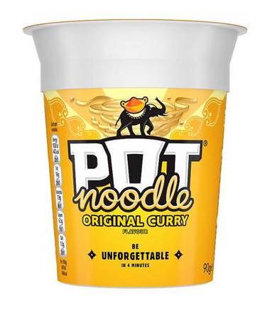 POT NOODLE ORIGINAL CURRY 90g