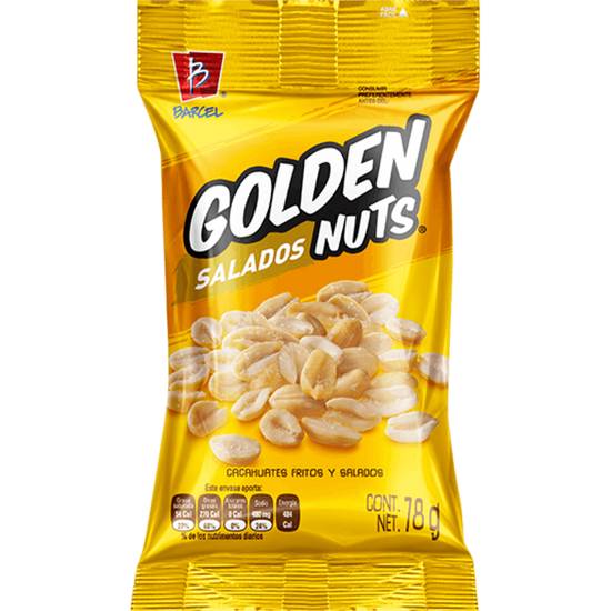 Barcel golden nuts cacahuates salados (78 g)