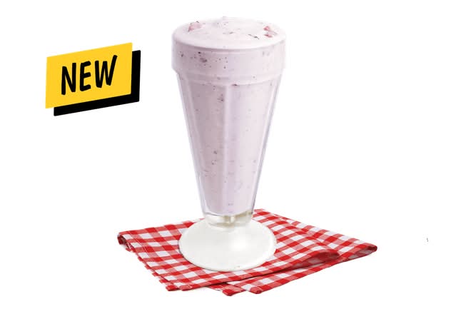 Blueberry Waffle Cone Shake