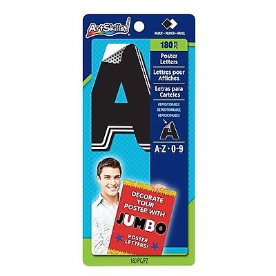 Artskills Jumbo Quick Letters (black/ white) (180 ct)