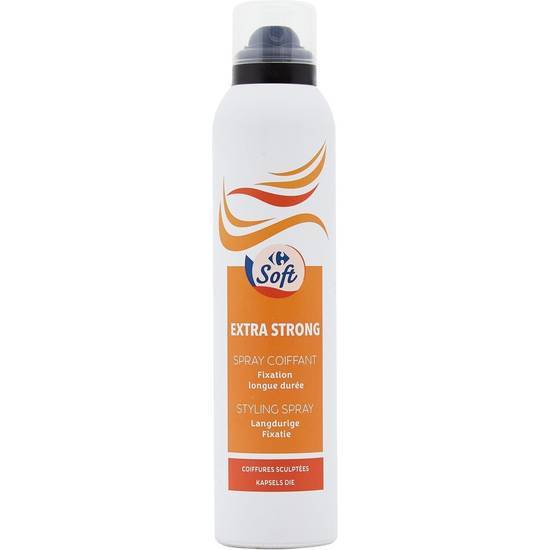 Carrefour Soft - Spray coiffant extra forte