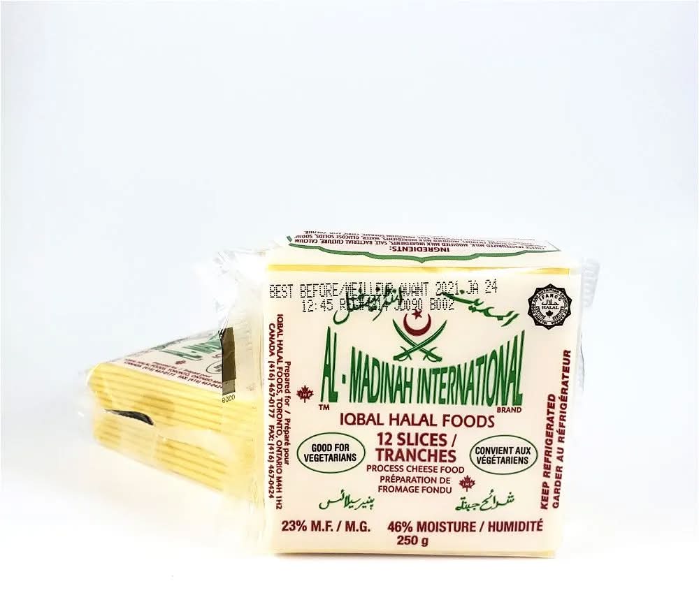 Al Madinah Slice Cheese Yellow 250g