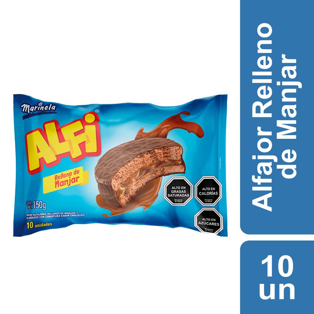 Marinela alfajor alfi (10 u)