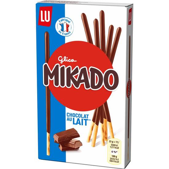 Mikado chocolat au lait LU 90g