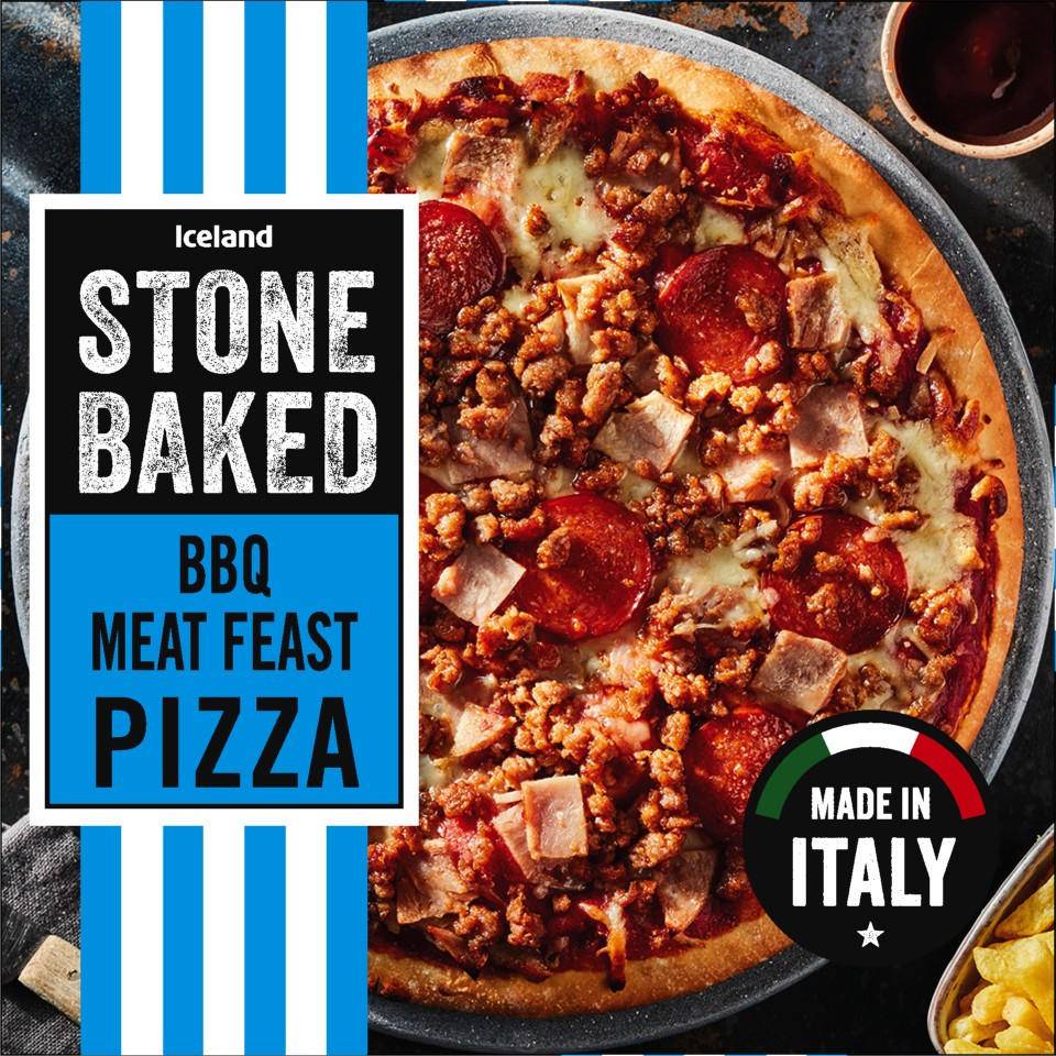 Iceland Stonebaked BBQ Meat Feast Pizza