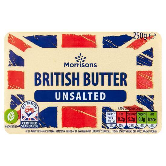 Morrisons Unsalted Butter 250g