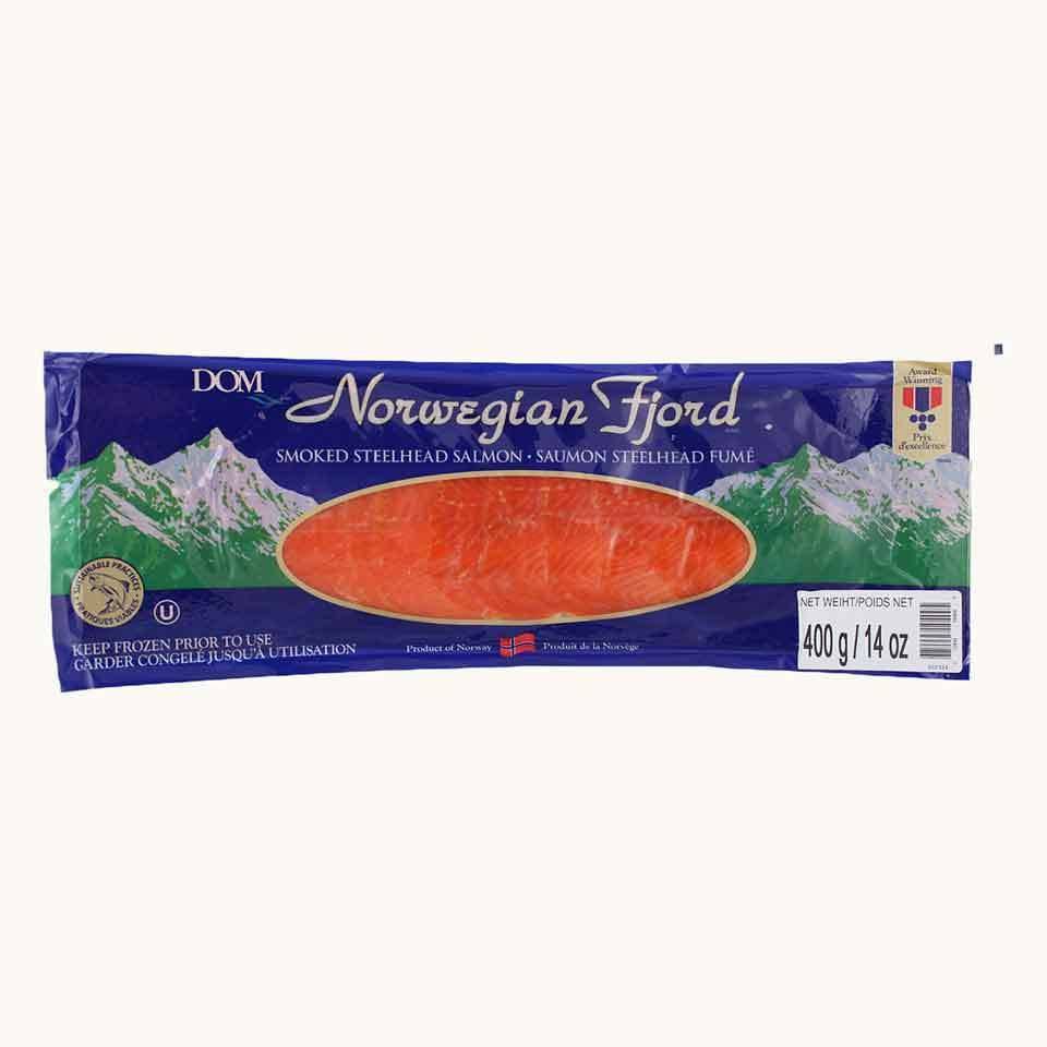 Dom Norwegian Fjord Smoked Steelhead Salmon (400 g)