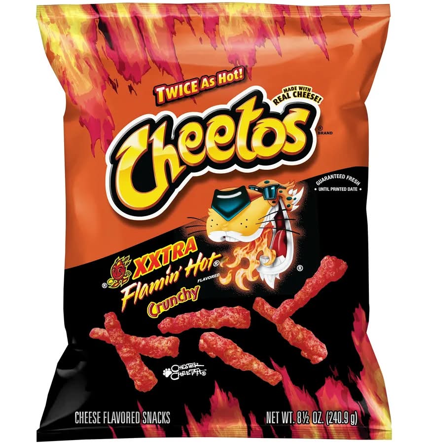 Cheetos XXtra Flamin' Hot Crunchy Cheese Snacks