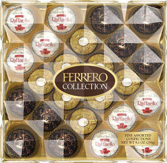 Ferrero Rocher Fine Assorted Confections Chocolates