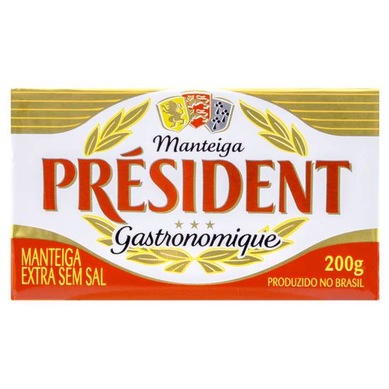 Président manteiga extra sem sal gastronomique (200 g)