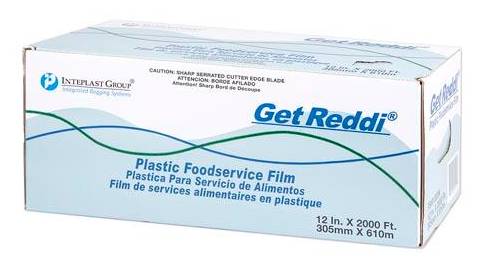 Get Reddi Plastic Foodservice Film, 12 In. X 2000 Ft.