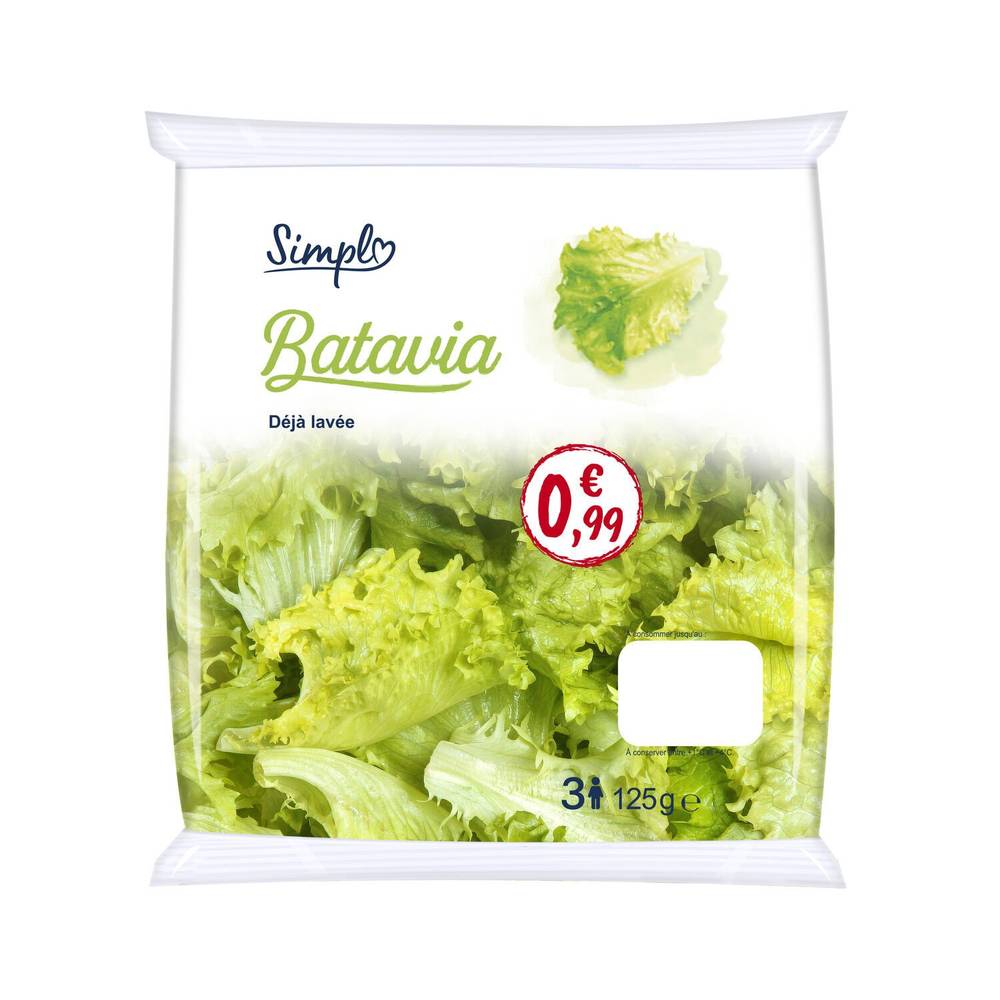 Batavia CARREFOUR SIMPL - la salade de 125g