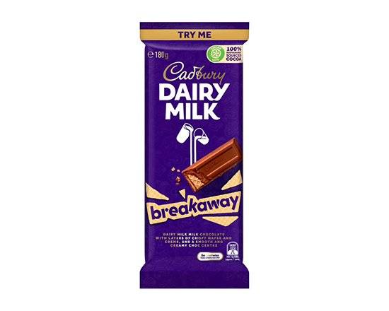 Cadbury Dairy Milk Breakaway Block 180g
