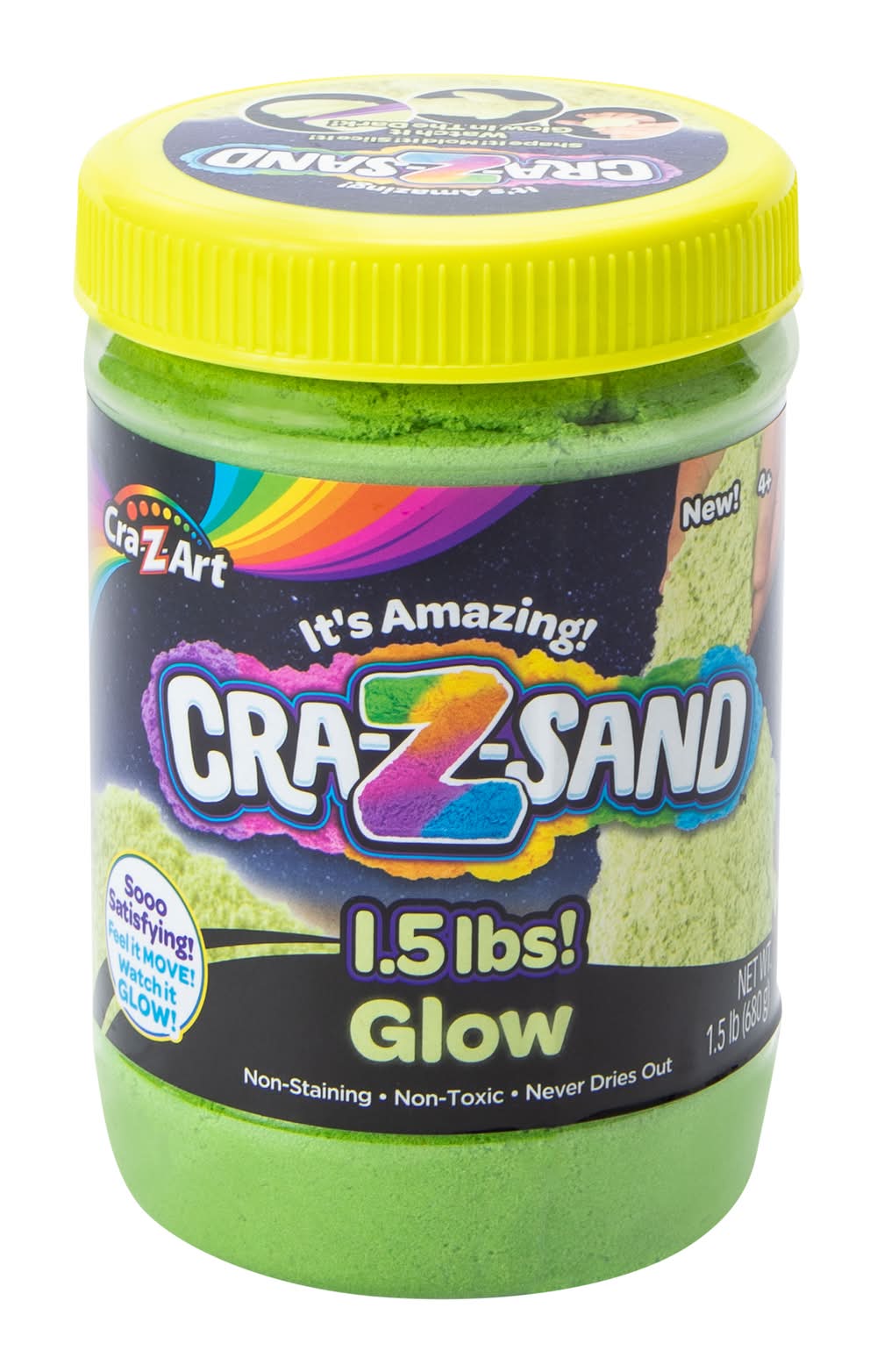 Cra-Z-Sand Glow In The Dark Sand 16oz