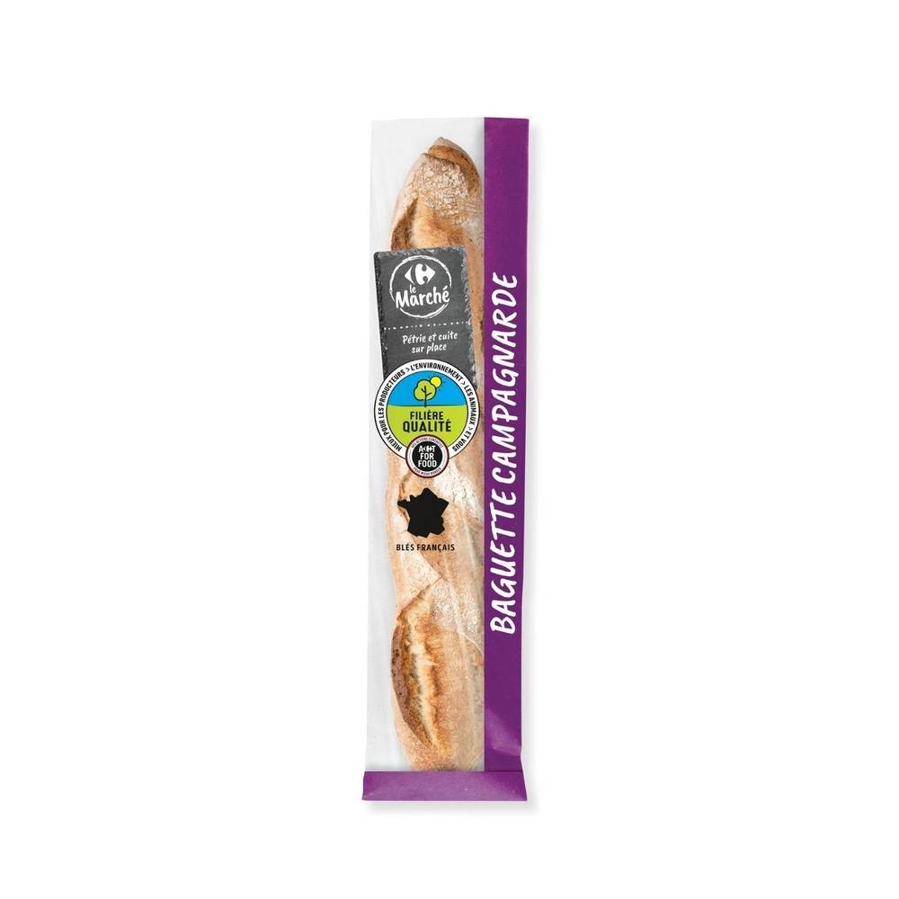 Carrefour - Baguette campagnarde (250g)