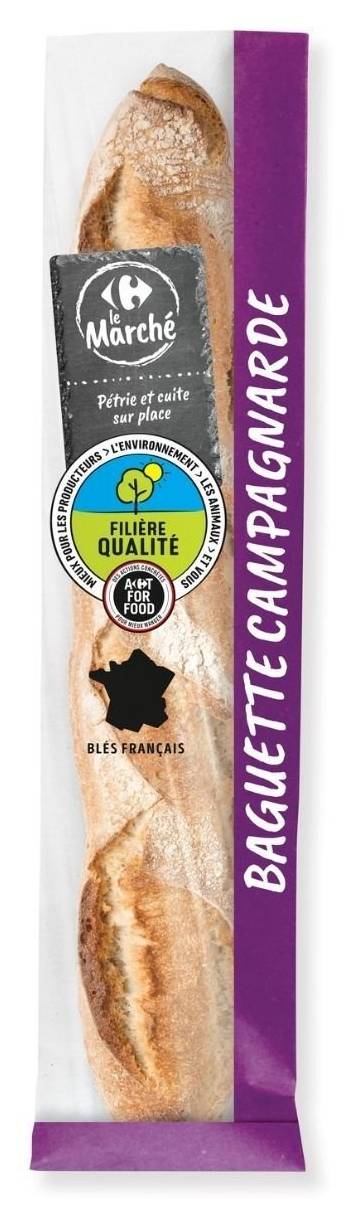 Carrefour - Baguette campagnarde (250g)