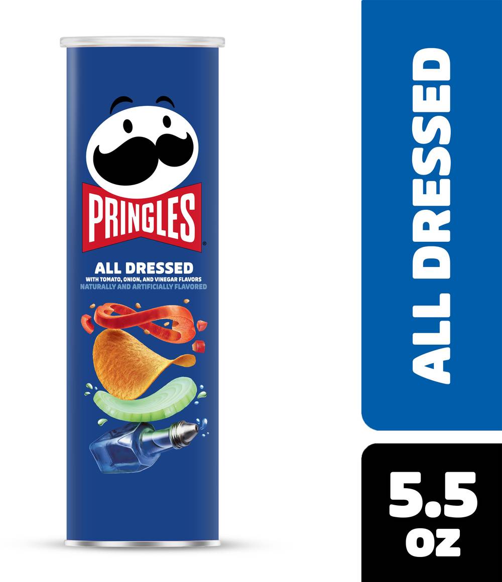 Pringles All Dressed Potato Crisps Chips (5.5 oz)