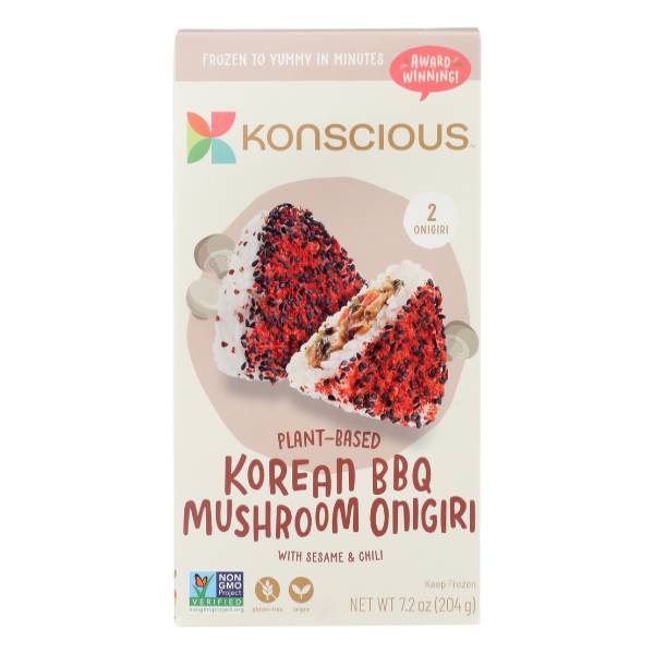 Konscious Foods Plant-Based Korean Bbq Mushroom Onigiri