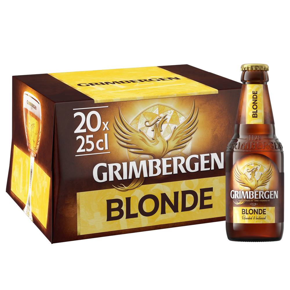 Grimbergen - -Bi�ère blonde  (20 packs, 250 ml)