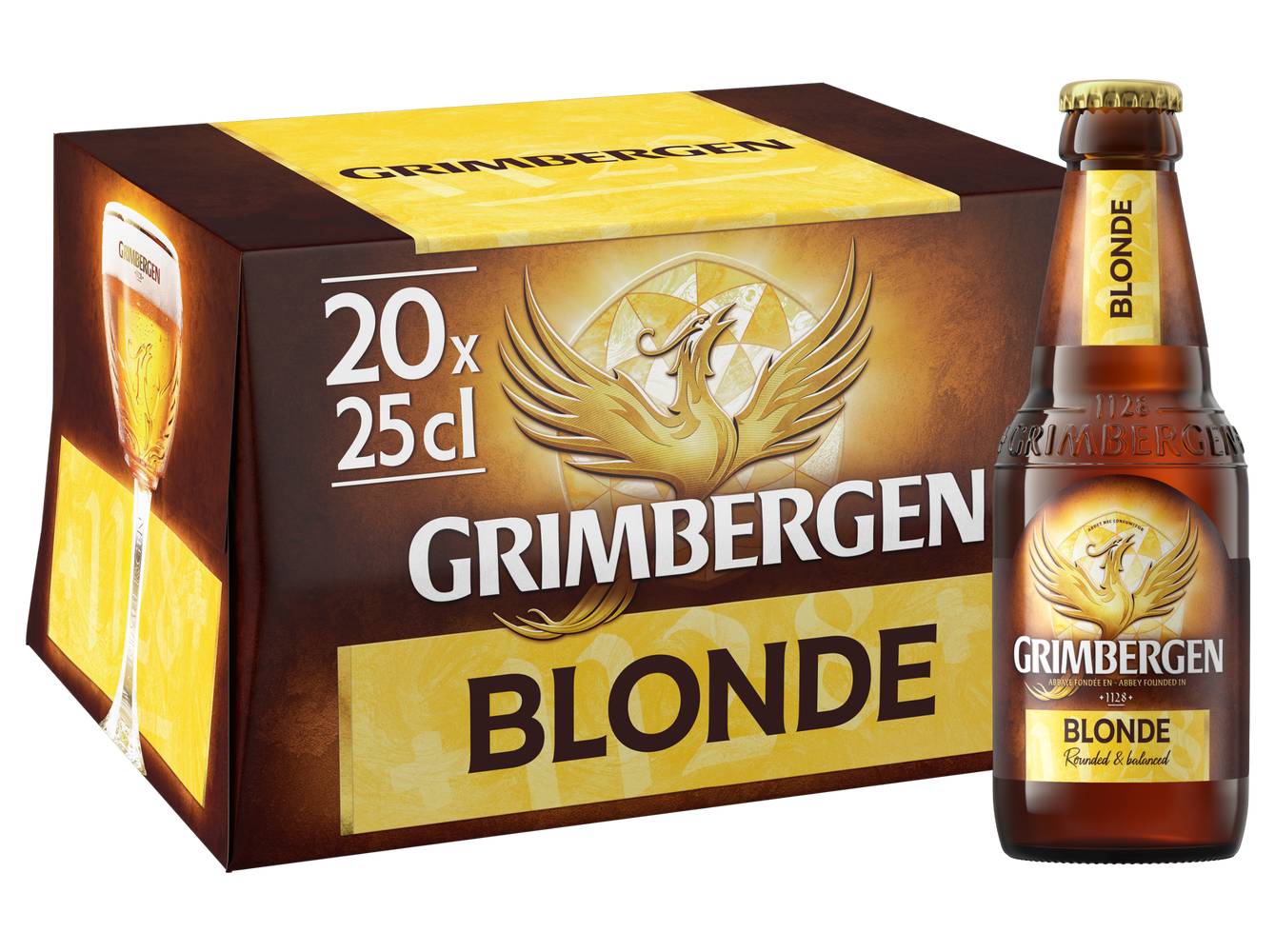 Grimbergen - Bière blonde (20 x 250ml)