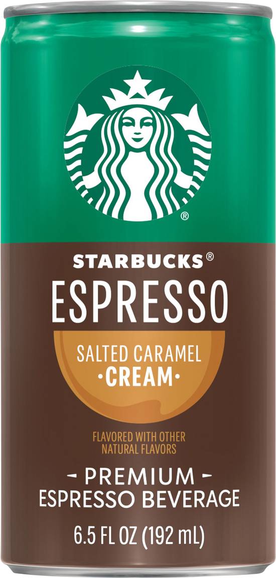 Starbucks Premium Espresso Beverage (6.5 fl oz) (salted caramel-cream)