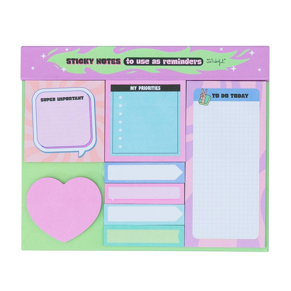 Notas Aderentes - Sticky Notes To Use As Reminders