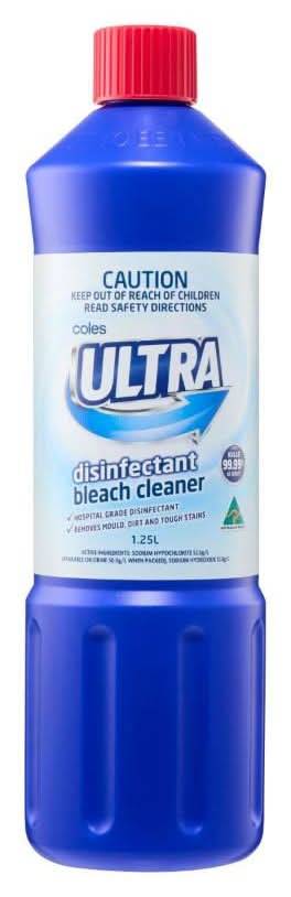 Coles Ultra Disinfectant Bleach Cleaner (1.25L)