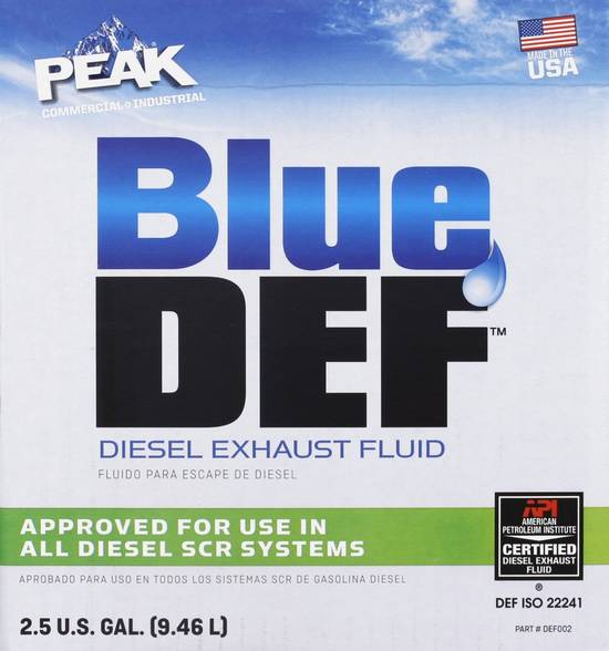 PEAK BlueDEF Diesel Exhaust Fluid 2.5 gal.