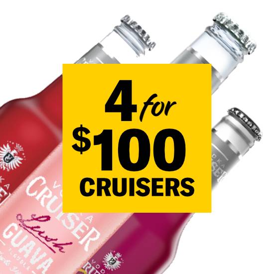 Any 4 for $100 Cruisers