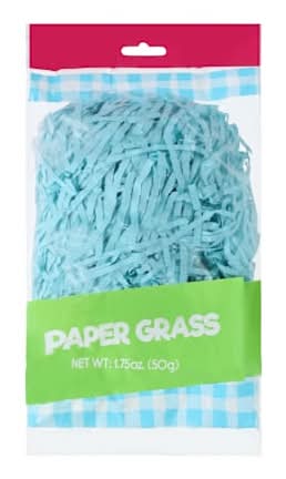 Easter Paper Grass 1.75oz Blue